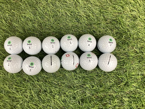 Seed white golf balls - ,