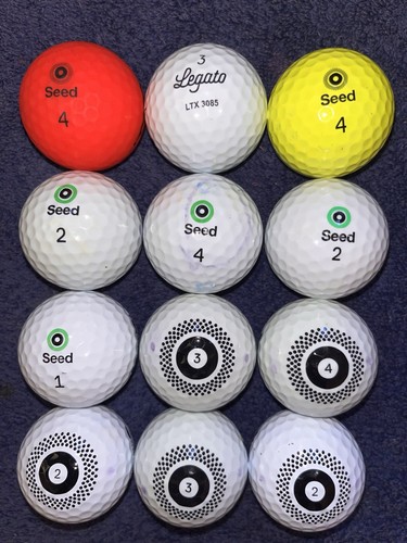 Seed golf balls grade a - golf, 12