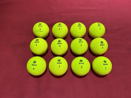 Seed yellow golf - balls,